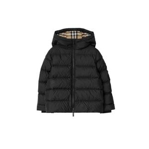 Burberry Hooded Down Puffer Coat (Size 14Y)